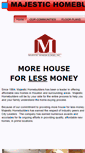 Mobile Screenshot of majestichomebuilders.com